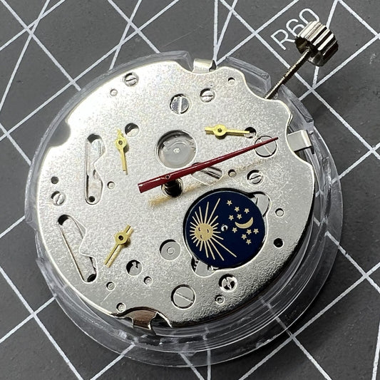 TY2876 T16 watch accessories with automatic mechanical movement and small second subdials at 3, 6, 9, and 12 o?clock by TY Brand.