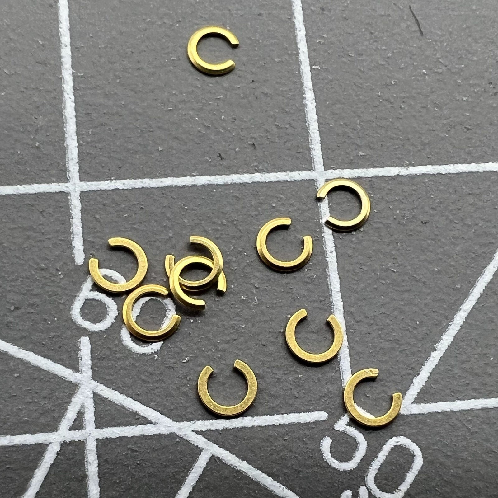 50 Miyota 8200 weekly dial jumper spare parts for watch repair and maintenance