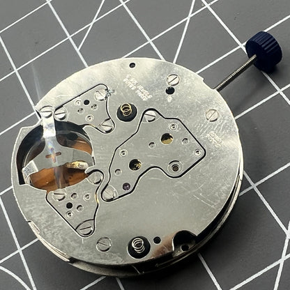 Swiss Ronda 5130D quartz watch movement showcasing precise Swiss parts for reliable timekeeping.