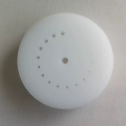 45mm watch balance wheel with mount holder, ideal for precise watch hand repairs and adjustments.