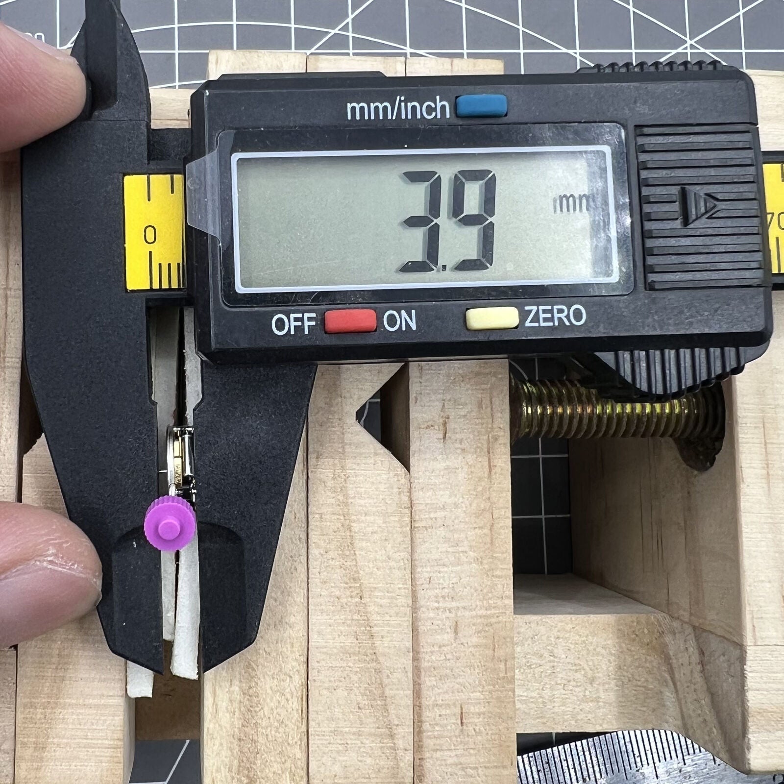 Ronda 1042 quartz watch movement with two hands, precise timing for watch repair projects.