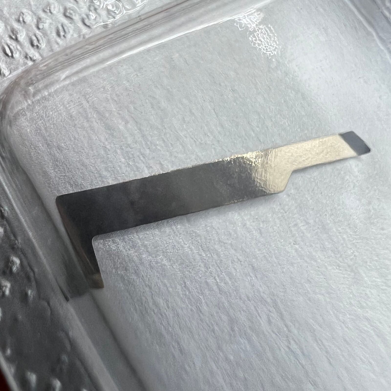 Stop lever replacement part for ETA 7750, Ref.9433, precision watch component for clock repair and maintenance.