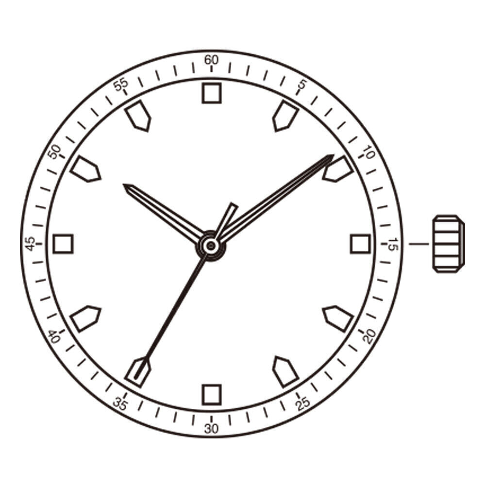 Miyota Citizen SUPER 2035 quartz watch movement showcasing precision and long-lasting durability for watch accessories.