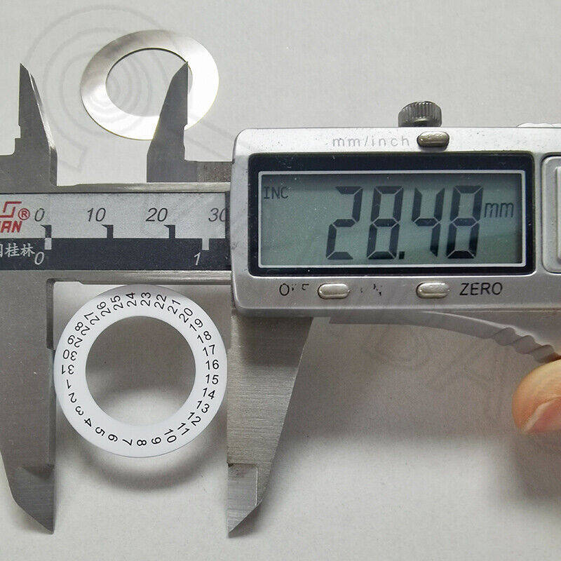 28.5mm AP front date wheel for 2813 movement, front date display, ideal for watch repair parts.