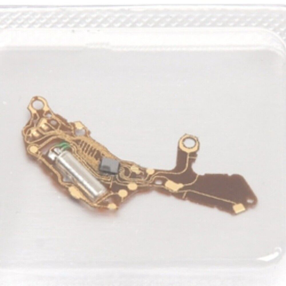 Japan-made VR33 quartz movement circuit board, precision part for watch repair and maintenance.