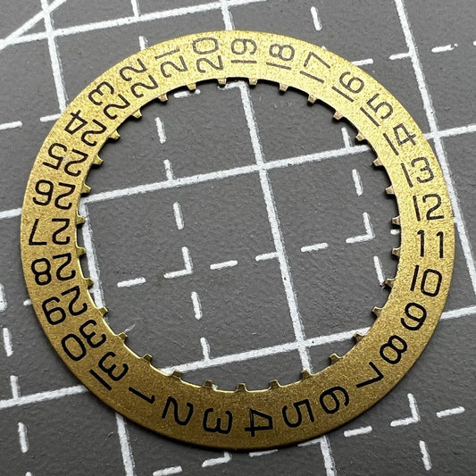 Generic Date@3 Golden Date Disk Wheel Date Wheel for Movement 2824-2 2892