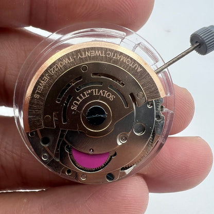 Mingzhu Silver automatic watch movement with 6 hands, small second, precision craftsmanship from China for watch accessories.