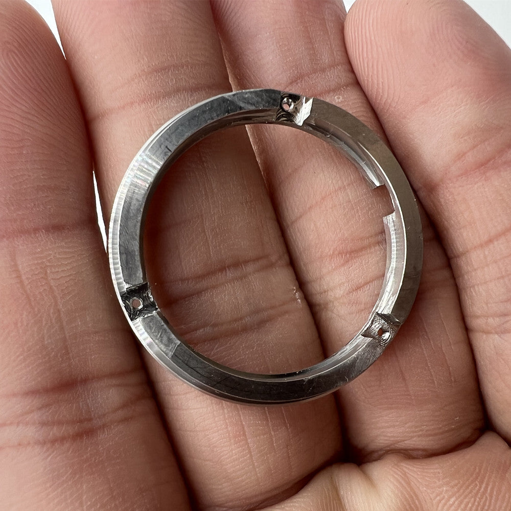 Metal watch spacer ring 32.5�4mm for China Made 2824 2836 2813 movement, durable accessory.