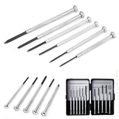Kit de réparation de montres, bijoux et lunettes de précision, 11 pièces 