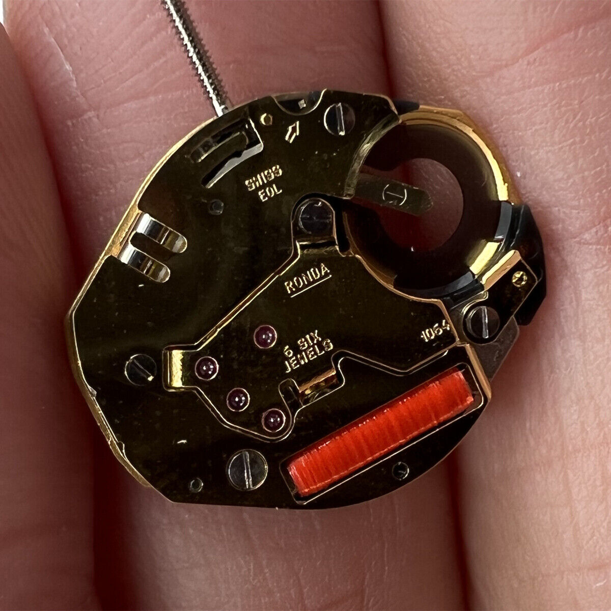 Ronda 1064 Swiss Quartz watch movement with reliable precision for watch repair and accessories.