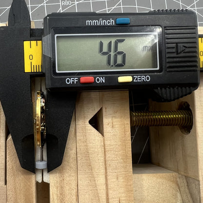 Swiss Made Ronda 706.3 quartz watch movement for accurate timekeeping in luxury watch accessories.