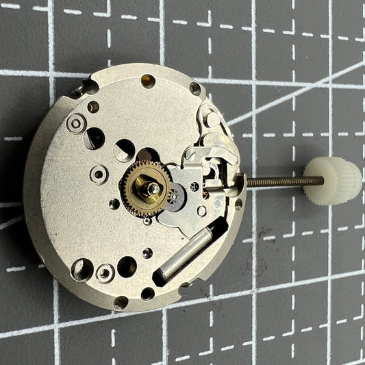 Montre <tc>ETA</tc> 581.001 à mouvement à quartz, fabrication suisse, 2 aiguilles, pièce de montre 