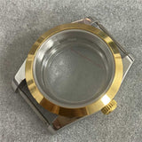 39MM Transparent Bottom Watch Case Sapphire Glass Watch Case for NH35/NH36/4R