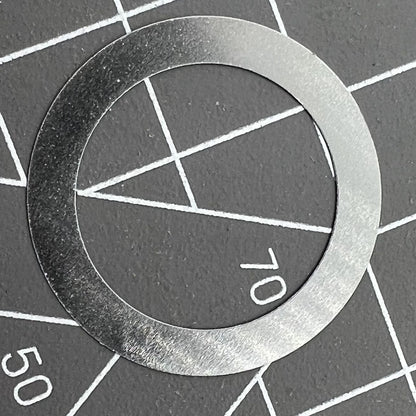 Pink character disk date wheel for NH35 NH36 watch movement, date@3 display, high visibility.