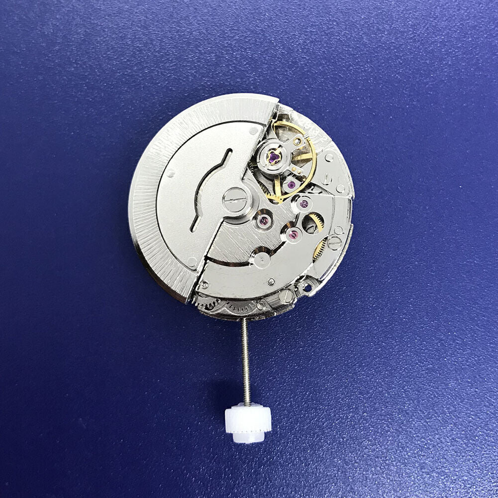 DG2813 automatic mechanical watch movement showing day-date function, compatible 8200/8205 replacement by WatchPartsPro.