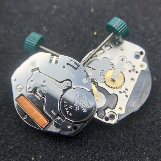 Ronda 1062 quartz watch movement with 2 hands, Swiss-made parts for precise timekeeping.