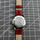 Seagull Manual Mechanical Red Lady Watch Gradient Golden Nail Single Calendar