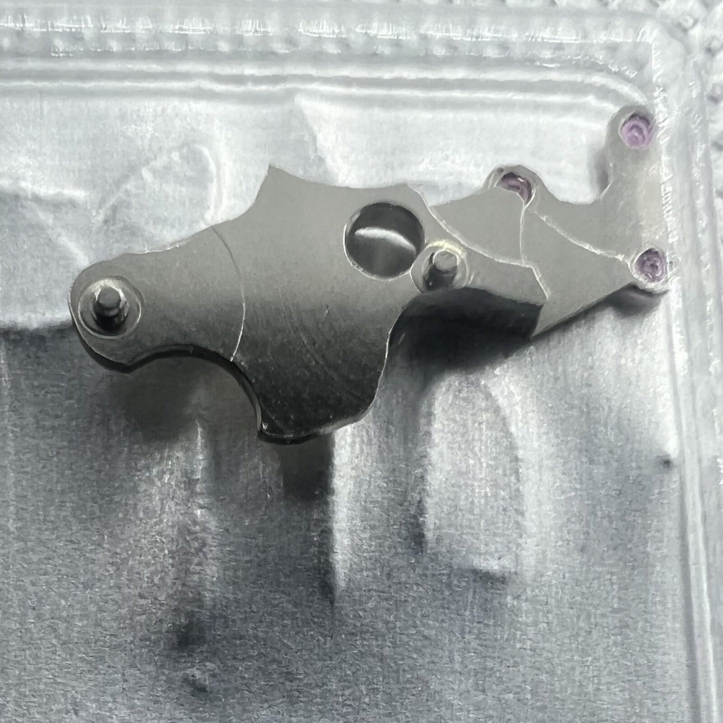 Ref.110 train wheel bridge spare part for ETA 2892 watch movement, precision repair component.