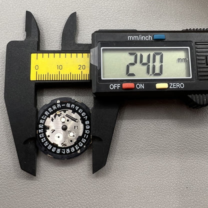 Japan Seiko 7T84A Quartz watch movement showcasing precise chronograph functions for accurate timekeeping.
