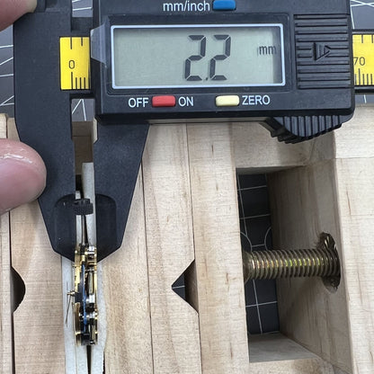 Close-up of ETA 251.471 quartz movement highlighting multifunctional watch accessory components by ETA.