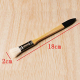 4pcs Wooden Handle Dust Cleaner Remover Soft Cleaning Brush Watch Repair Tool