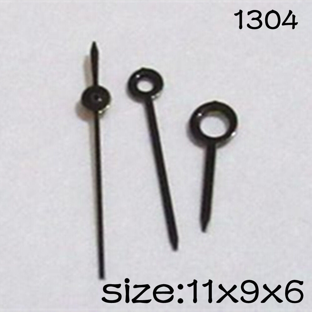 Black Set of Watch Hands for Miyota 2035 Movement 11mm/9mm/6mm Length NO.1304
