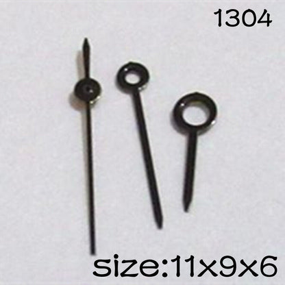 Black Set of Watch Hands for Miyota 2035 Movement 11mm/9mm/6mm Length NO.1304