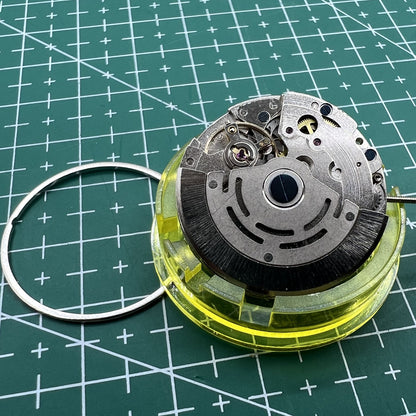 DG2813 automatic watch movement showing 3 hands and date function for mechanical watch repair.