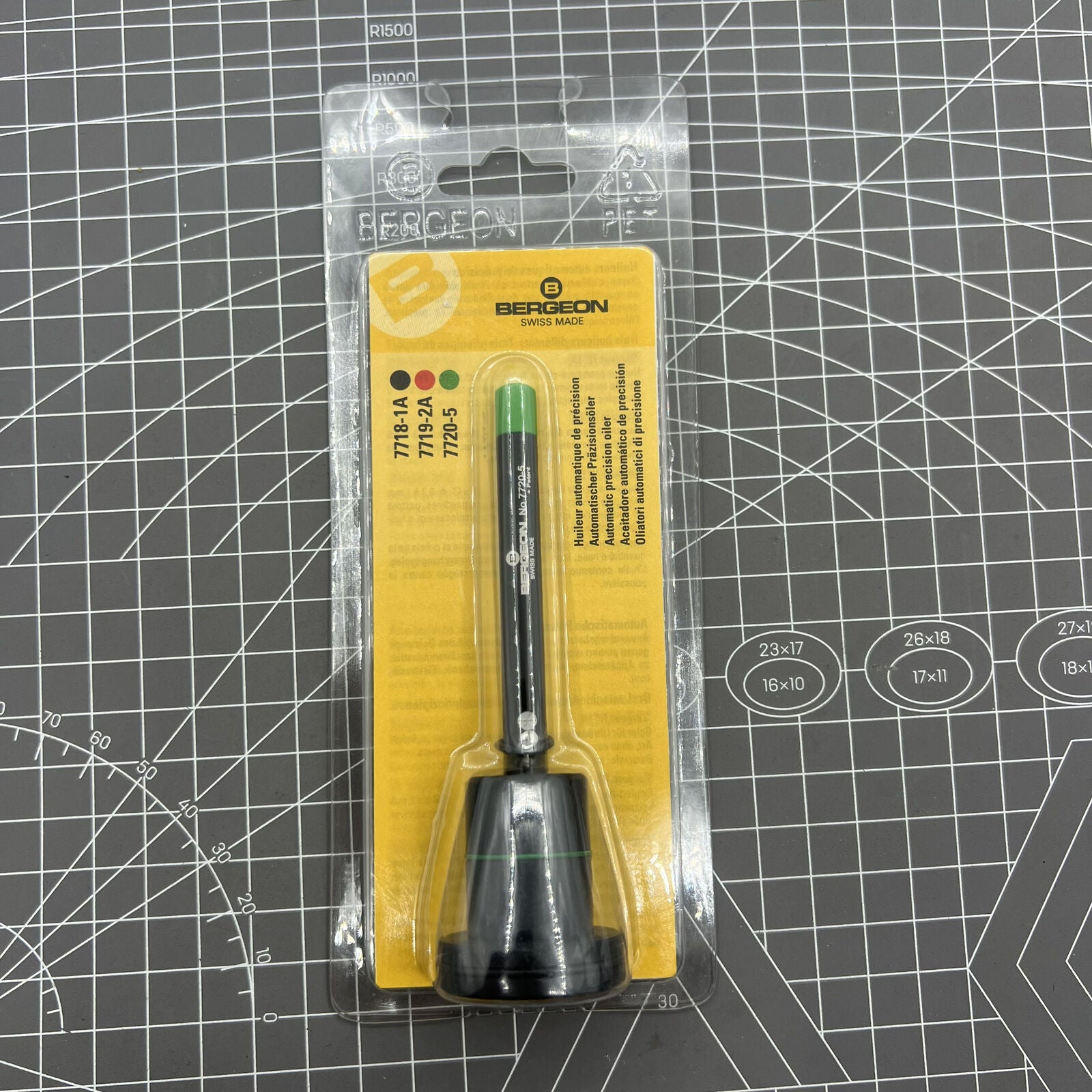 Swiss Bergeon 7720-5 No. 5 Automatic Watch and Clock Oiler tool for precise watch maintenance.