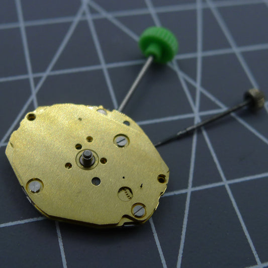 Genuine Miyota 4T48 Japan quartz movement with 2 hands, ideal for watch repair and replacement.