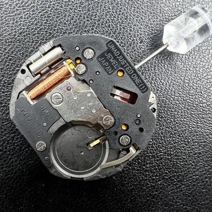 6EC1 watch quartz movement with date at 3 o'clock, precise time by 6EC1 brand for everyday wear.