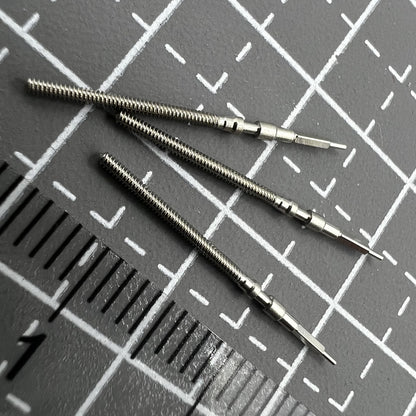 Seiko watch winding stem compatible with 7S26 7S36 movements for accurate repairs.