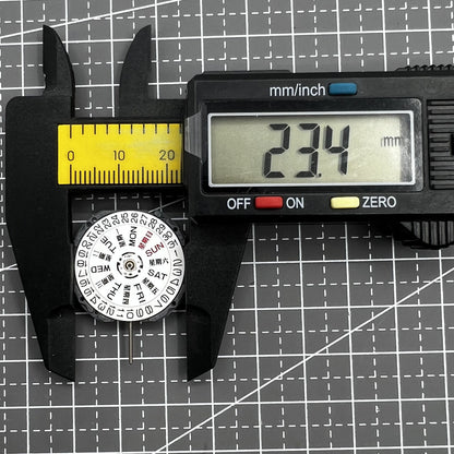 Hattori Epson VJ43 Watch Quartz Movement Date/Day English + Chinese Version