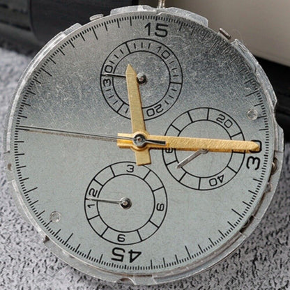 China Made 4130 automatic watch movement featuring multifunctional small second subdials at 3, 6, and 9 o'clock positions.