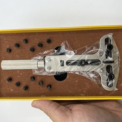 Practical Max 80mm watch case back opener, heavy-duty wrench for secure watch repair.