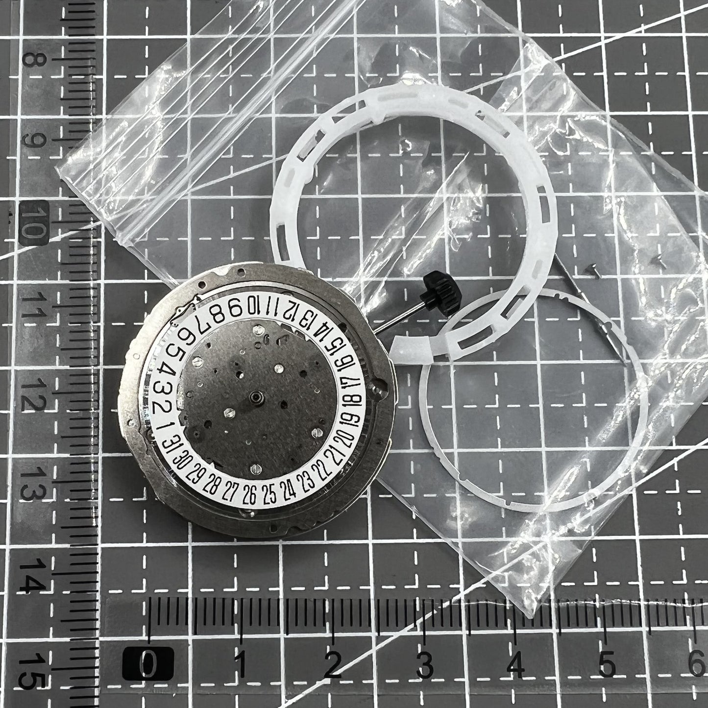 Automatikwerk Miyota 9130 Mechanisch Datum bei 6 Uhr Position