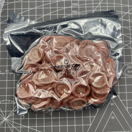 Bergeon 6886-AS-M Gummi-Fingerschutz-Fingerhut-Bezüge, 144 Stück