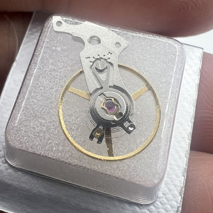 Swiss Complete Balance Wheel with splint for SW200 SW220 SW240 SW260 movements, precision watch accessory.