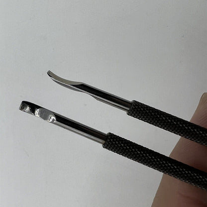 Bergeon 30019 fine watch hands-levers pair for precise watch repair and assembly tools.