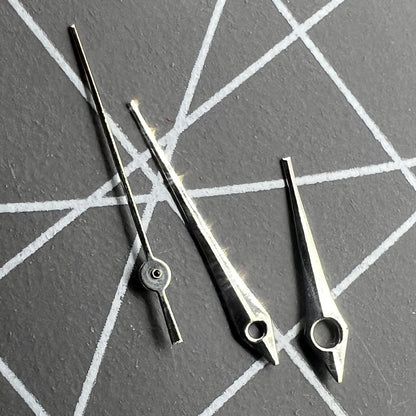 Aiguilles pointues argentées pour montres Miyota 2035, 2115, 2105, 2305 et 2315