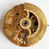 China Made Golden Hollow Automatic Mechanical Movement Old Stock for Practice