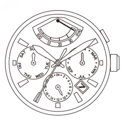 Miyota / Citizen 9100 Japanisches automatisches mechanisches Uhrwerk