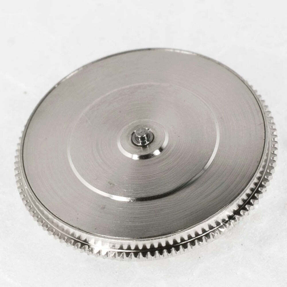 Barrel with mainspring for Seagull ST18 and ETA 2892 watch movement replacement part.