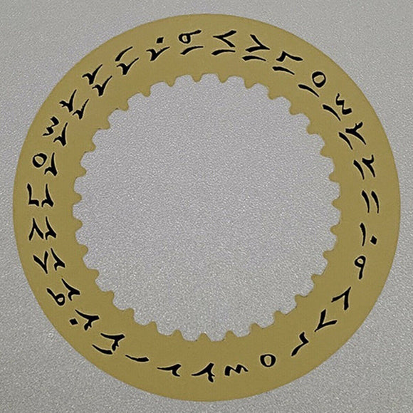 Vintage Arabic Font Golden Date Disk Wheel Date Wheel Generic for 3135 Movement