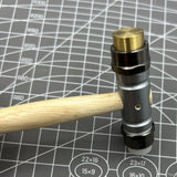 Swiss Bergeon 30417 Hammer With Replaceable Brass / Synthetic Ends