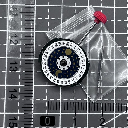 2 Stück Miyota 2005 Quarz Uhrwerk Japan Mondphase Doppelkalendar