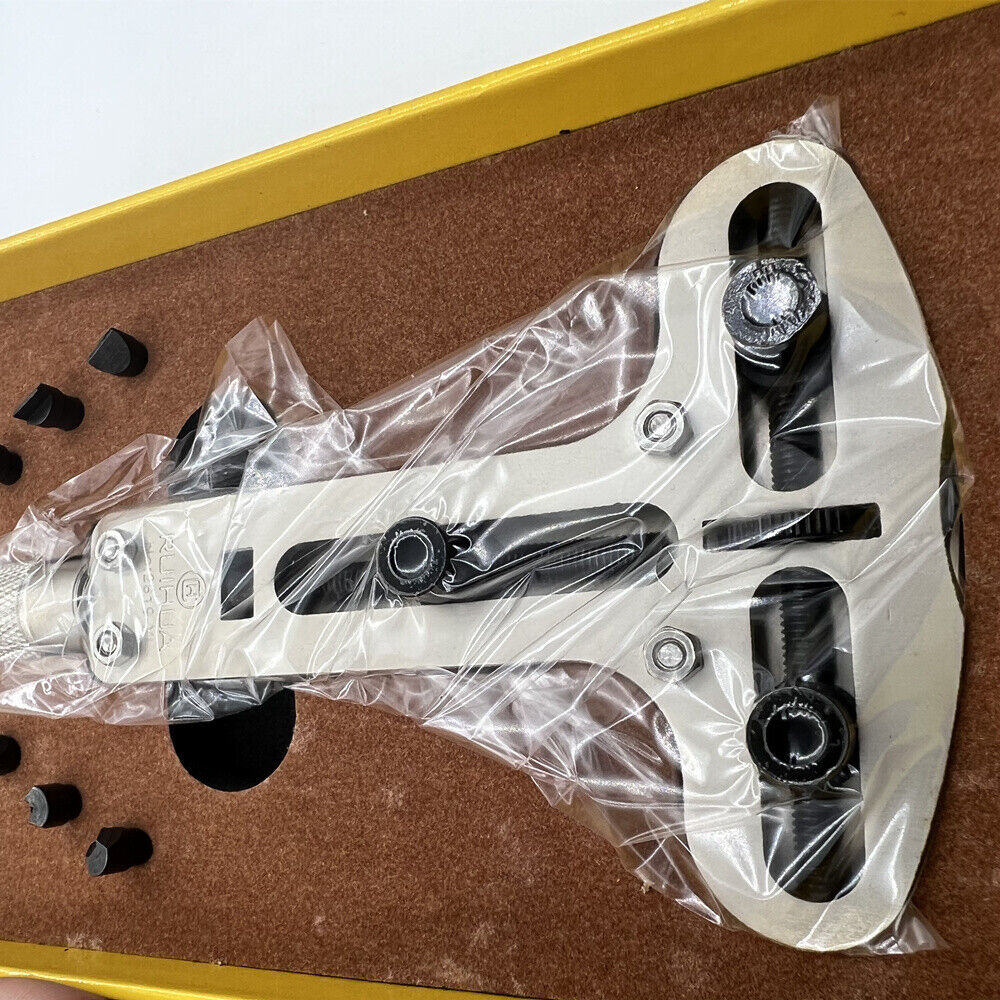 Practical Max watch case back opener with 80mm max opening, heavy-duty wrench for secure removal.