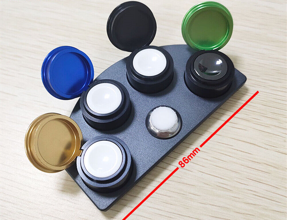 Oil Cups Stand In Die-cast Alloy 4/5 Containers Watch Repair Tool
