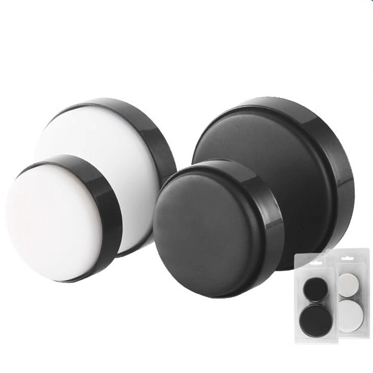 Large and small leather watch movement cushions for secure watch repair.