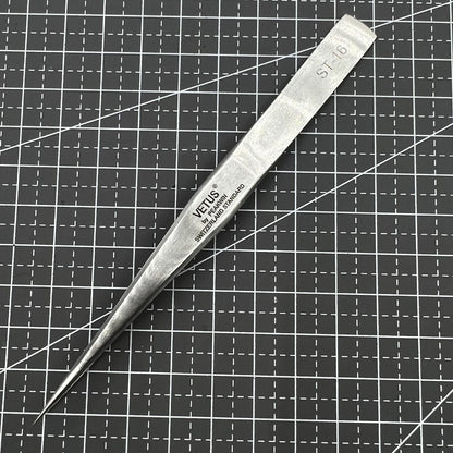 Pince à épiler ST16 antimagnétique, ultra-dure, antiacide, en acier inoxydable, antimagnétique